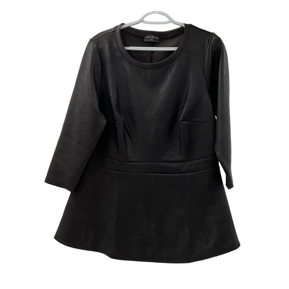 Lane Bryant Black Blouse 14/16 - Picture 2 of 5